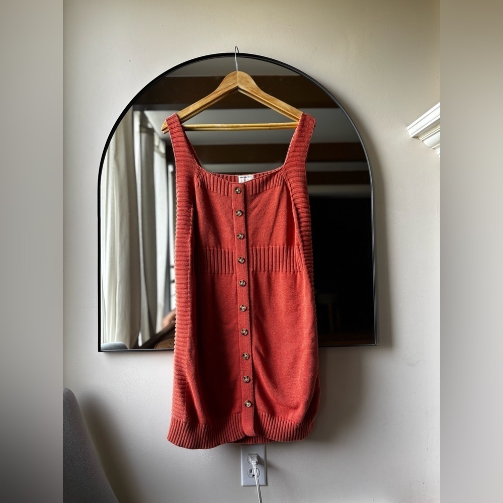 JACKSON ROWE | knit saranda dress Tiger lily | size large - Picture 4 of 6